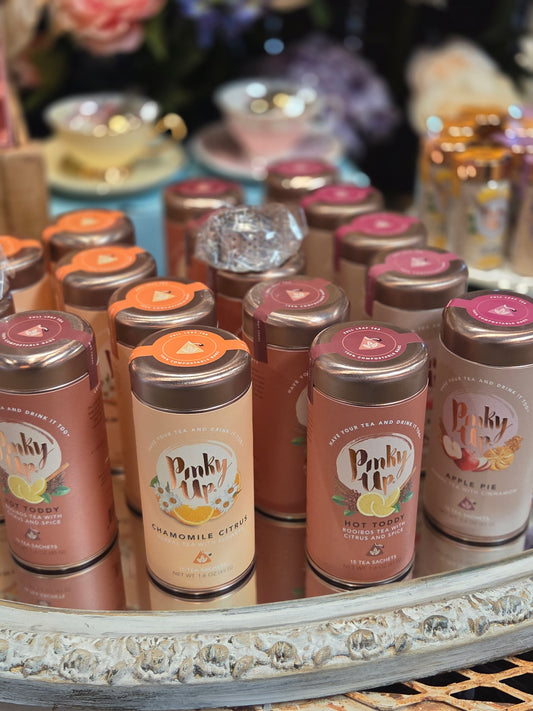 PINKY UP Loose-leaf Teas:  Cozy, Flavor-Packed Blends