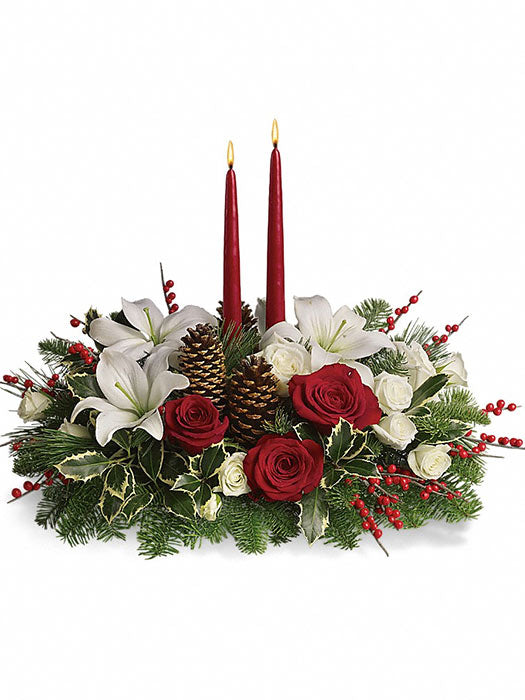 Traditional Christmas Centerpiece