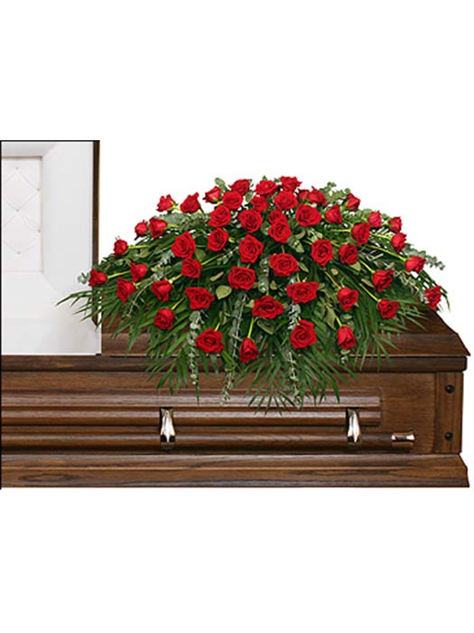 Majestic Rose Casket Spray